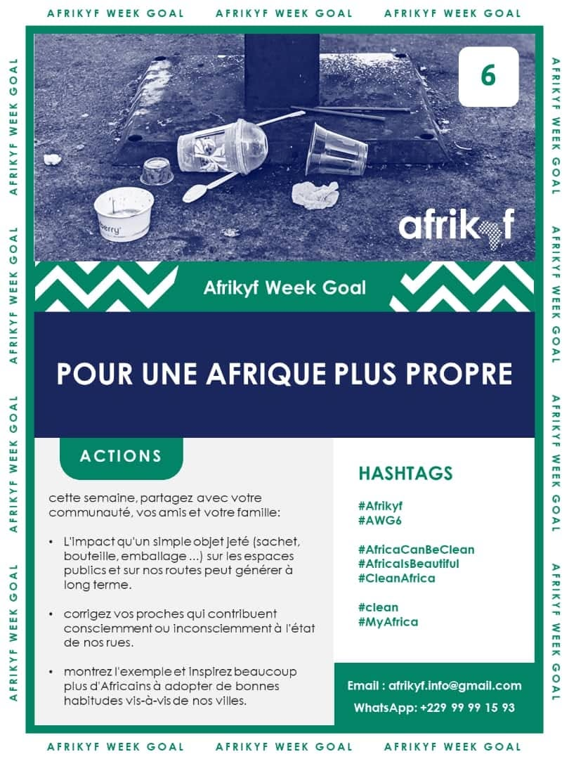 Afrikyf Week Goal 6 — For a cleaner Africa